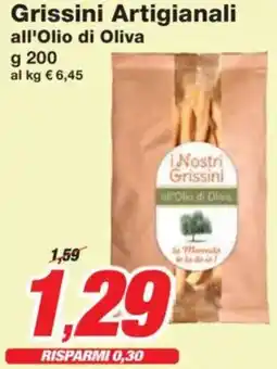 Prix Quality Grissini Artigianali all'Olio di Oliva offerta