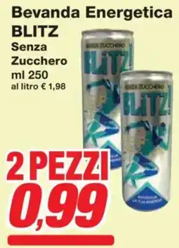 Prix Quality Bevanda Energetica BLITZ Senza Zucchero offerta