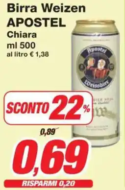 Prix Quality Birra Weizen APOSTEL Chiara offerta