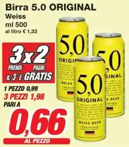 Prix Quality Birra 5.0 ORIGINAL Weiss offerta