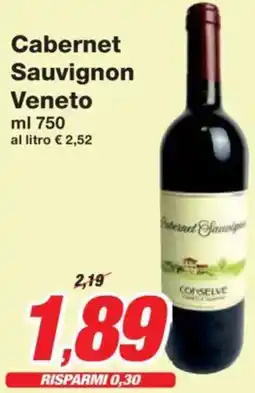 Prix Quality Cabernet Sauvignon Veneto offerta