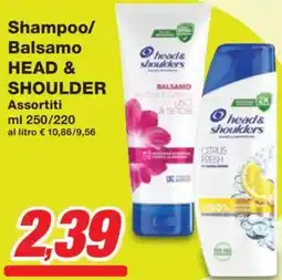 Prix Quality Shampoo/ Balsamo HEAD & SHOULDER offerta