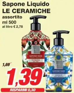 Prix Quality Sapone Liquido LE CERAMICHE offerta