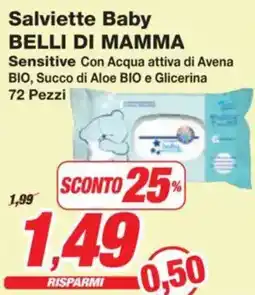 Prix Quality Salviette Baby BELLI DI MAMMA offerta