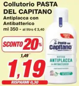 Prix Quality Collutorio PASTA DEL CAPITANO Antiplacca con Antibatterico offerta