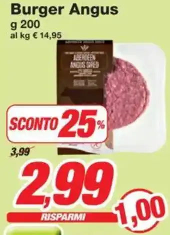 Prix Quality Burger Angus offerta