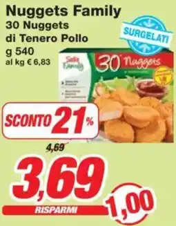 Prix Quality Nuggets Family 30 Nuggets di Tenero Pollo offerta