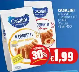 Sigma CASALINI Croissant Classico x10 Farciti x9 offerta