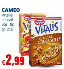Sigma CAMEO Vitalis cereali offerta
