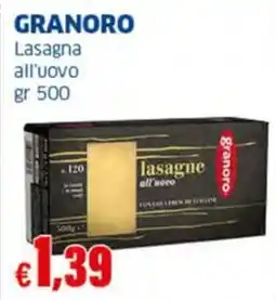 Sigma GRANORO Lasagna all'uovo offerta