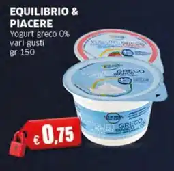 Sigma EQUILIBRIO & PIACERE Yogurt greco 0% offerta
