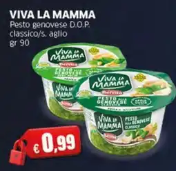Sigma VIVA LA MAMMA Pesto genovese D.O.P. classico/s. aglio offerta