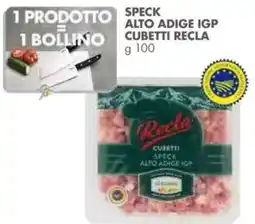 Italmark Speck alto adige igp cubetti RECLA offerta