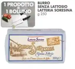 Italmark Burro senza lattosio LATTERIA SORESINA offerta