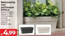 Prix Quality Balconetta con sottovaso Ethica offerta