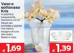 Prix Quality Vaso e sottovaso Kris offerta