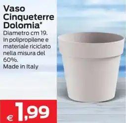 Prix Quality Vaso Cinqueterre Dolomia offerta