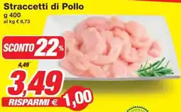 Prix Quality Straccetti di Pollo offerta