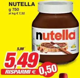 Prix Quality Nutella offerta