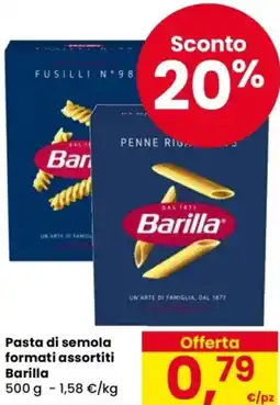 Despar Pasta di semola Barilla offerta