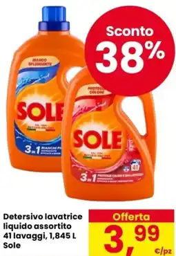 Despar Detersivo lavatrice liquido Sole offerta