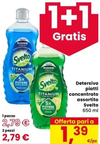 Detersivo piatti concentrato Svelto