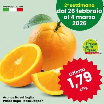 Arance Navel foglia Passo dopo Passo Despar