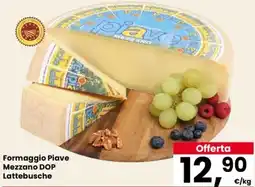 Despar Formaggio Piave Mezzano DOP Lattebusche offerta