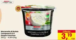 Despar Mozzarella di Bufala Campana D.O.P. Despar Premium offerta