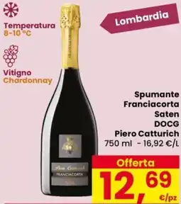 Despar Spumante Franciacorta Saten DOCG Piero Catturich offerta