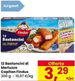 Despar 12 Bastoncini di Merluzzo Capitan Findus offerta