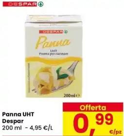 Despar Panna UHT Despar offerta