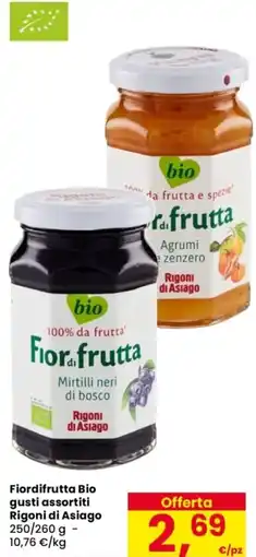 Despar Fiordifrutta Bio Rigoni di Asiago offerta