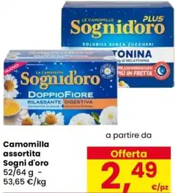 Despar Camomilla Sogni d'oro offerta
