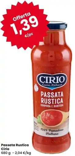 Despar Passata Rustica Cirio offerta