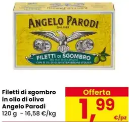 Despar Filetti di sgombro in olio di oliva Angelo Parodi offerta