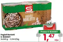 Despar Fagioli Borlotti S-BUDGET offerta