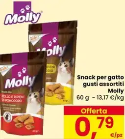 Despar Snack per gatto Molly offerta