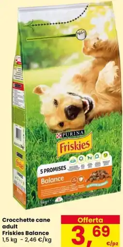 Despar Crocchette cane adult Friskies Balance offerta