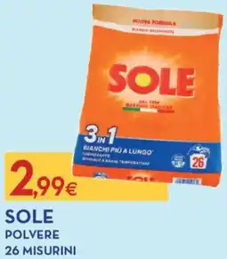 Proshop Sole polvere 26 misurini offerta