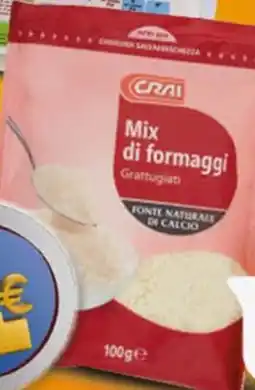 Crai Crai Mix Di Formaggi Grattugiati offerta