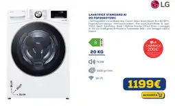 Euronics LG LAVATRICE STANDARD AI DD FOP3020TSWC offerta