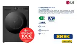 Euronics LG LAVATRICE STANDARD AI DD F4X7013TBB offerta