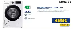 Euronics SAMSUNG LAVATRICE SERIE 5000F CRYSTAL CLEAN WW10FG5U34AEET offerta