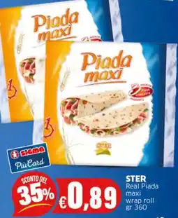 Sigma STER Real Piada maxi wrap roll offerta