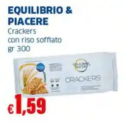 Sigma EQUILIBRIO & PIACERE Crackers con riso soffiato offerta