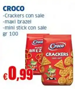 Sigma CROCO -Crackers con sale -maxi brazel -mini stick con sale offerta