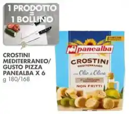 Italmark Crostini mediterraneo/ gusto pizza PANEALBA offerta