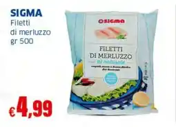 Sigma SIGMA Filetti di merluzzo offerta