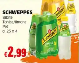 Sigma SCHWEPPES Bibite Tonica/limone Pet offerta
